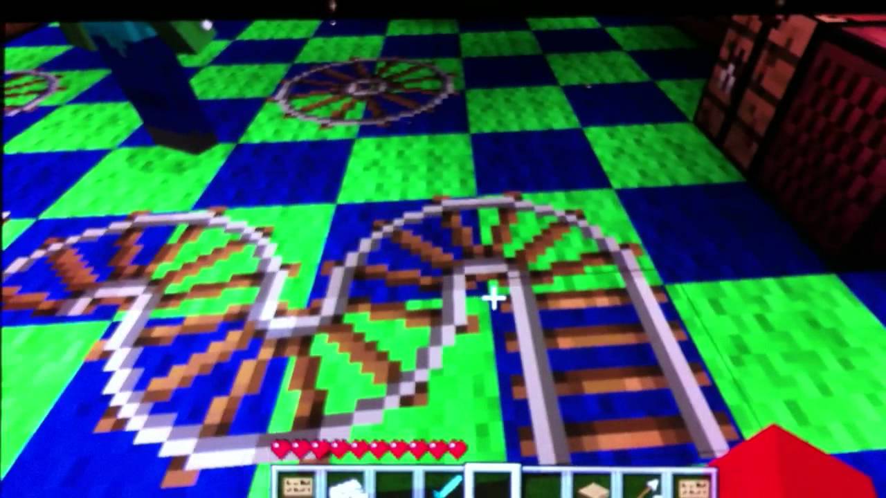 How to make a pirate ship wheel in minecraft - YouTube
