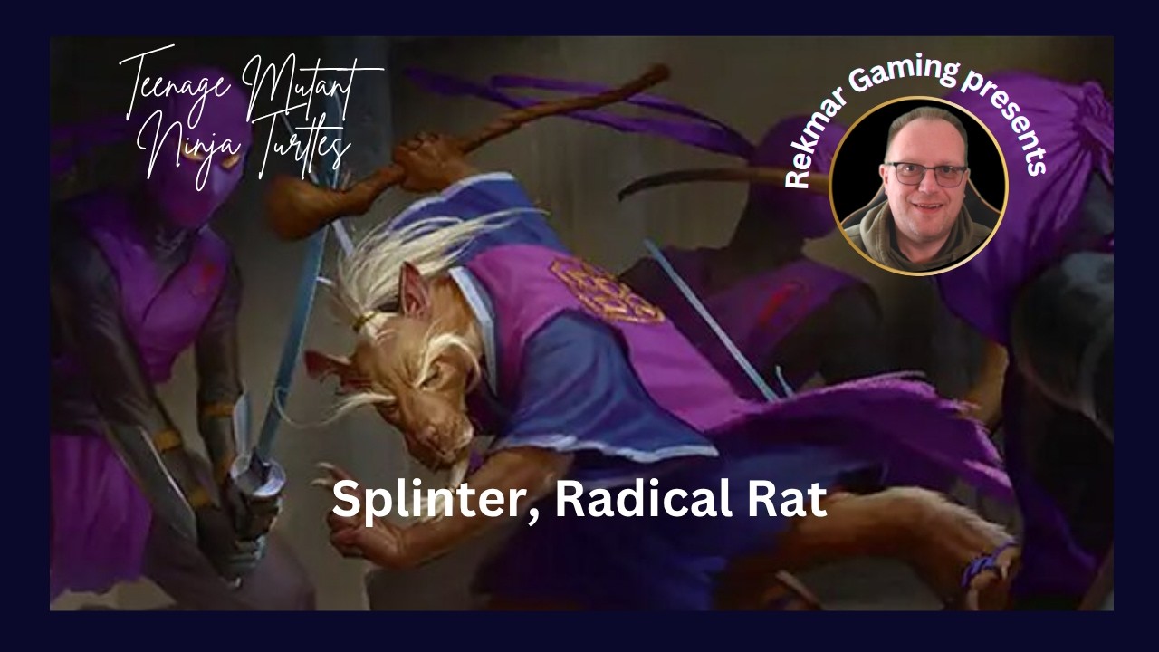 Splinter Rats New Rottmnt Splinter, Radical Rat - YouTube