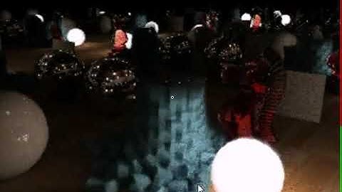 Real-time path traced Bricks: Emitting sphere in interior