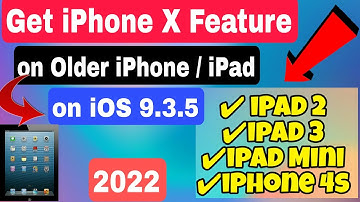 Get iPhone X Feature on iPad 2 iOS 9.3.5 iPad 2 iPad 3 iPad Mini || December 2022 || New Feature