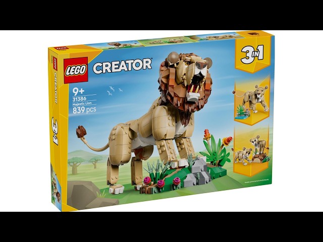 LEGO 31386 Instructions | Creator 3in1 | Wild Animals: Majestic