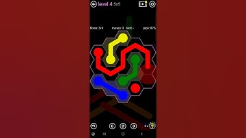 How To Solve Flow Free Hexes Flower Pack Level 4 Easy 5x5 Board Walk Through Solution Walkthrough