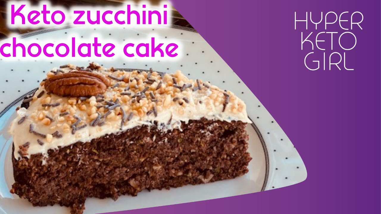 Keto Chocolate cake with a zucchini twist YouTube