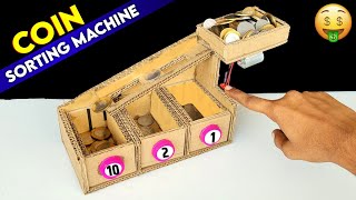 how to make coins Sorting machine | Best school project | how to make atm at home