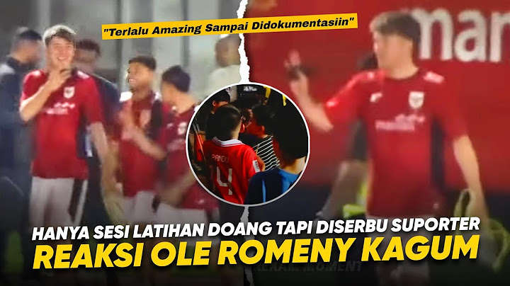 Ole Romeny KAGET Banyak Suporter Timnas, Cuma SESI Latihan Indonesia !! Ekspresi Kagum Romeny