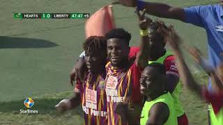 HEARTS OF OAK VS LIBERTY: DANIEL AFRIYIE BARNIEH'S GOAL AGAINST THE SCIENTIFIC SOCCER LADS (W33)