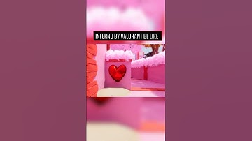 If VALORANT made CS2 maps!!😂 #shorts #gaming  #csgo #games