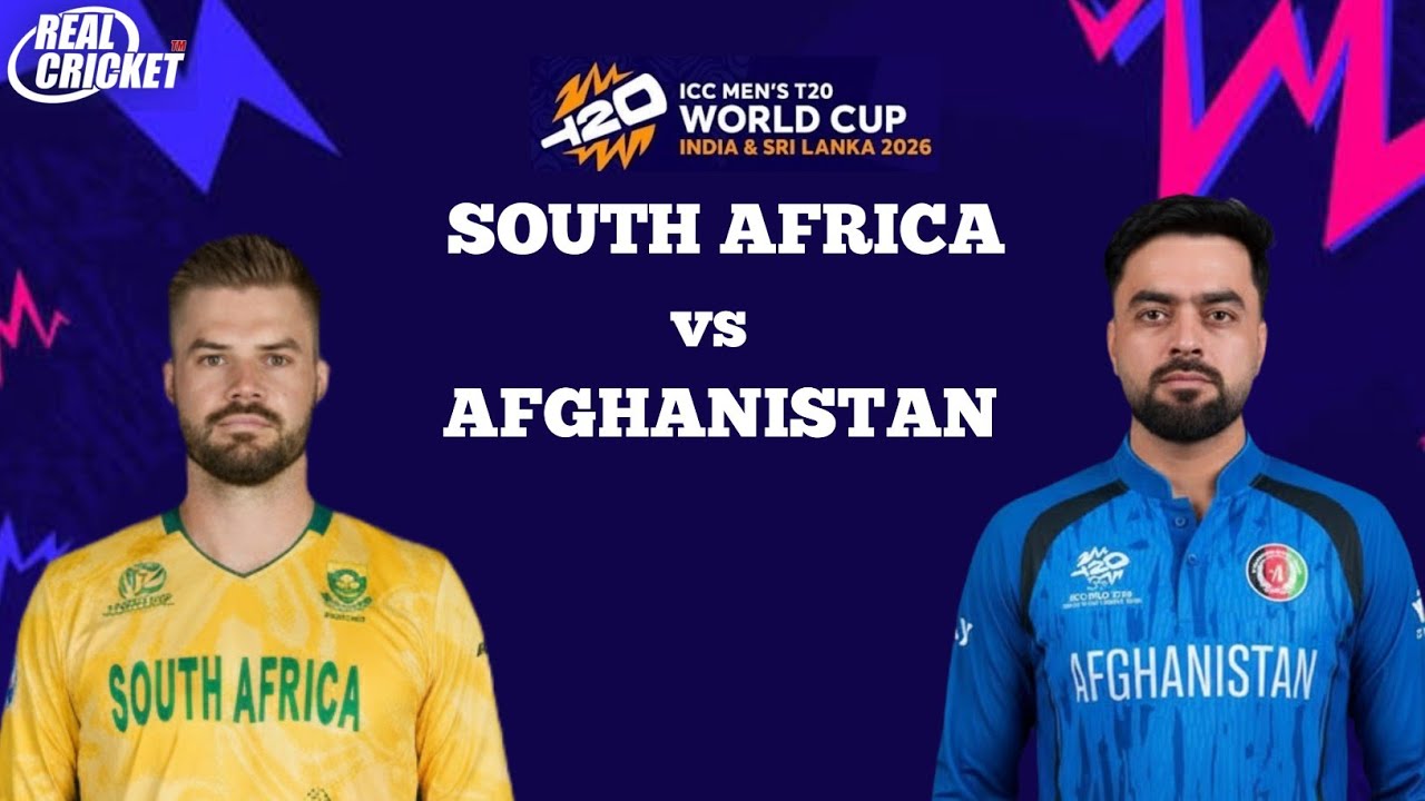 South Africa vs Afghanistan | T20 WC 2026 | Expert mode | krafton | real cricket 