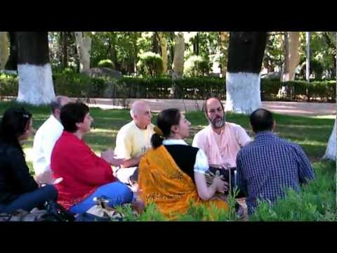 ჰარე კრიშნა Bv Suddhadvaiti Swami in Georgia (September 2012)