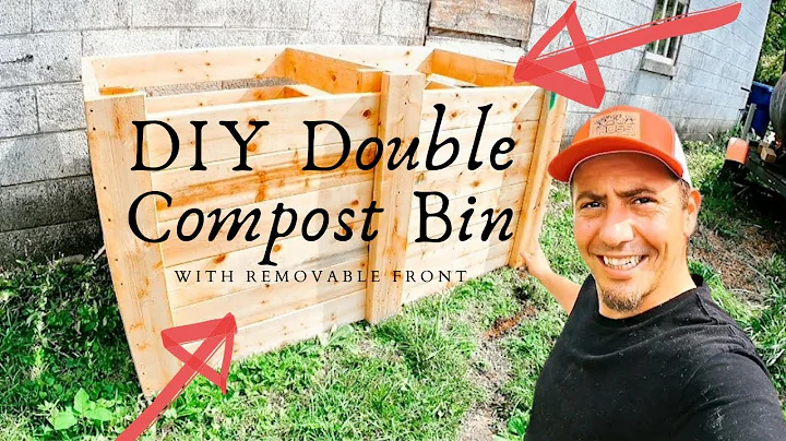 DIY Compost Bin With Removable Front | Step By Step With Cost | SO EASY