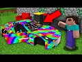 WHO THREW THE RAINBOW CAR IN THE TRASH IN MINECRAFT ? 100% TROLLING TRAP !