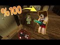 %100 GÖRÜNMEZ KATİL OLDUM ! MİNECRAFT KATİL KİM #8