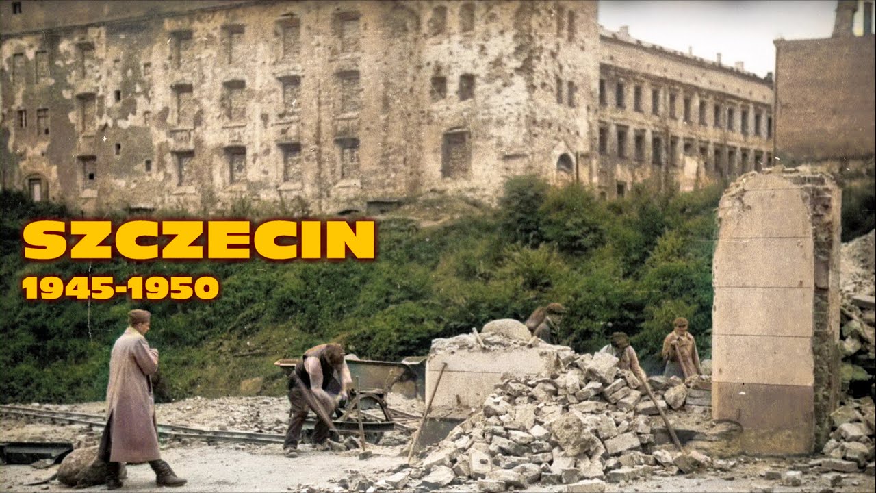 NAC 4B - SZCZECIN 1945-1950 W KOLORZE cz. 1 | STETTIN 1945-1950 IN FARBE teil 1