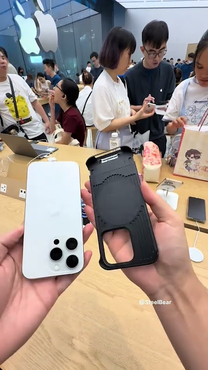 Walnut wood sliding magnetic case #iphone17promax