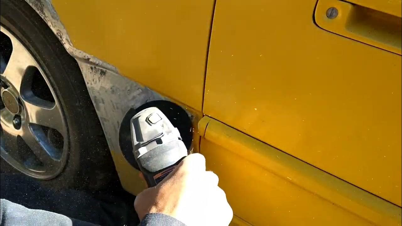 crx quarter panels rust repair pt1,D.I.Y YouTube