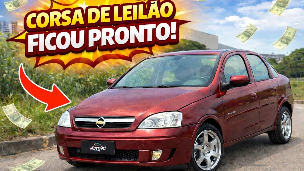 CORSA DE LEILÃO FICOU PRONTO! 