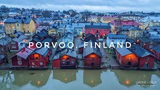 Porvoo, Finland - A Colourful, Medieval Town in Finland (4K Tour of the Old Town)