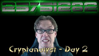 Cryptanalyst Day 2: 25751282