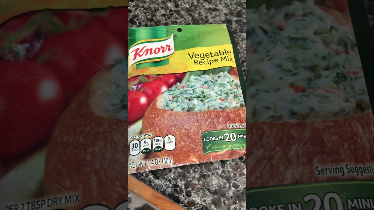 Quick & Easy Appetizer-￼ Spinach Dip-  Game Day Snack For The WIN 