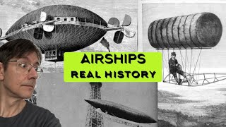AIRSHIPS Real History 1793-1929