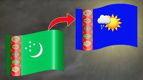 Flags Change Their Time of Day ⛅ | Flag Animation