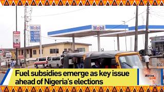 Fuel subsidies emerge as key issue ahead of Nigeria's elections