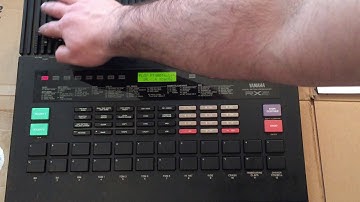 Yamaha RX5 Factory Reset & Load Demo Song & Presets Drum Machine