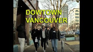 Walking in Downtown, Vancouver Canada