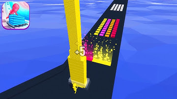 STACK COLORS! game MAX LEVEL 🌈💕👸 Gameplay All Levels Walkthrough iOS, Android New Game Mobile ProTut