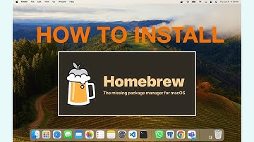 How to Install Homebrew on MacOS | MacBook Pro | M1, M2, M3 PC  | English