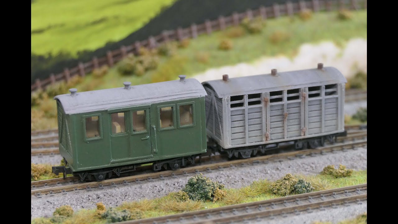 How to build a Budget Model Railways Carriage and Cattle wagon kit ...