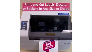 LX610 Color Label Printer: Print & Cut Any Shape and Size Label for your Marketing Department