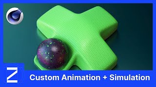 How to Mix Your Animation with Soft-Body Simulations in C4D! screenshot 4