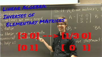 Inverse of an elementary matrix