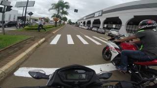 Pinhão 13 na CG 160 FAN + PAU NA XR 200 e Tomando da R3