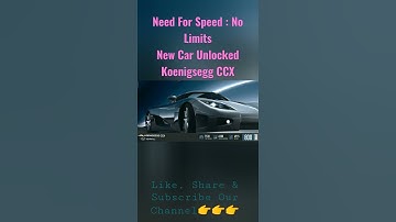 Need For Speed-No Limits, New Car Unlocked "Koenigsegg CCX" #shorts | Leadership Gaming.