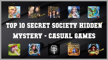 Top 10 Secret Society Hidden Mystery Android Games