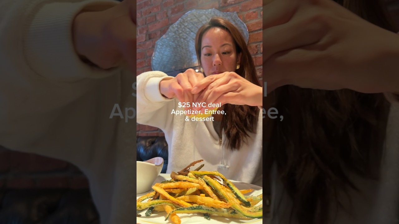 One of the best food deals in NYC! $25 for app, entree, and dessert!!