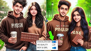 Create 3D Ai Happy chocolate 🍫 day | image creator 2024 | happy chocolate day| bing image creator