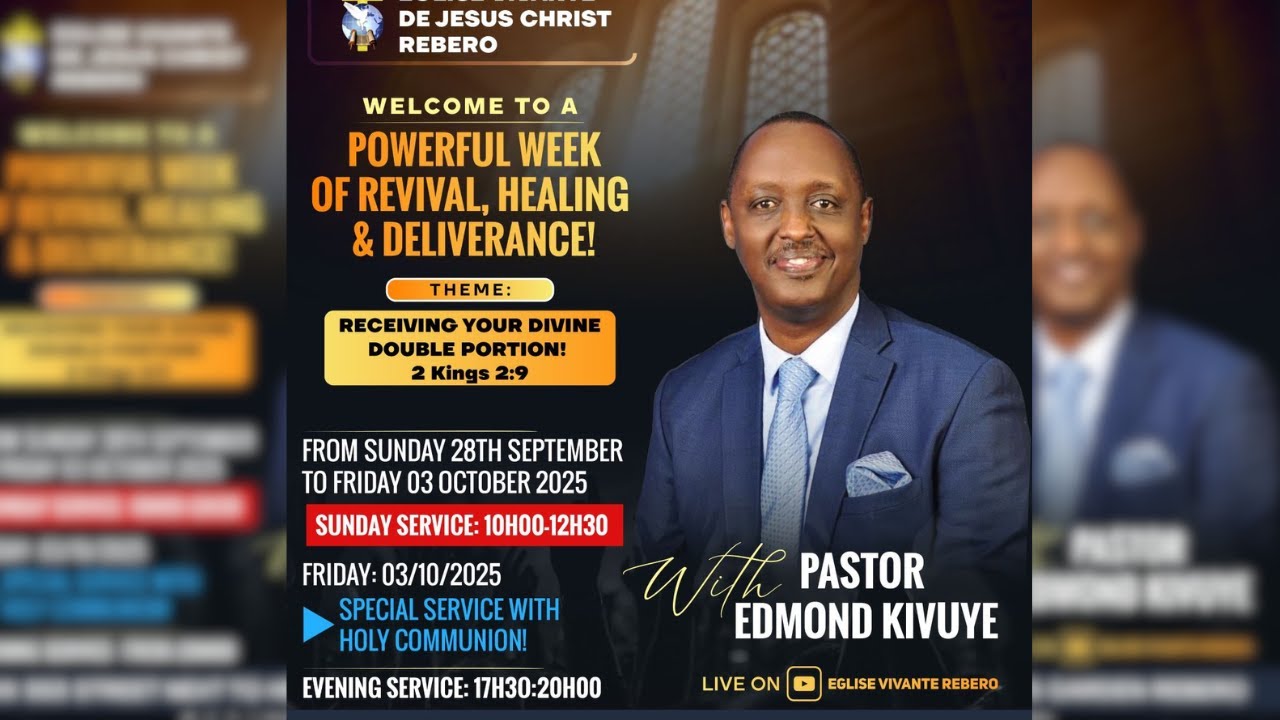 WEMEREWE GUHABWA IKIRUHIJE CYANE || PASTOR EDMOND KIVUYE || EGLISE VIVANTE REBERO