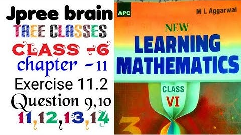 class 6 ml aggarwal  #math chapter 11 mensuration exercise 11.2 question 9,q 10 q 11 q 12 q 13 q 14