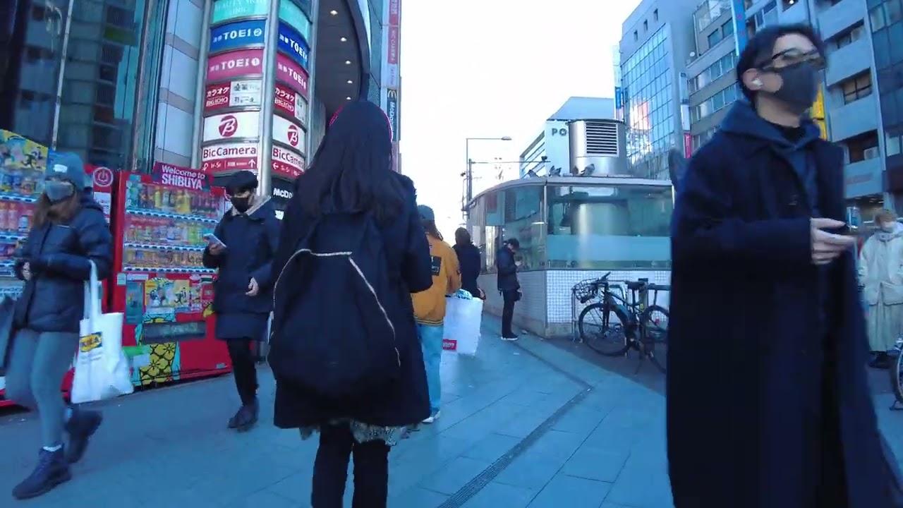 【4K】渋谷から代々木まで散歩 Walk on Shibuya-Yoyogi in Tokyo【2023】