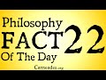 Philosophy Fact of the Day 22 #Shorts