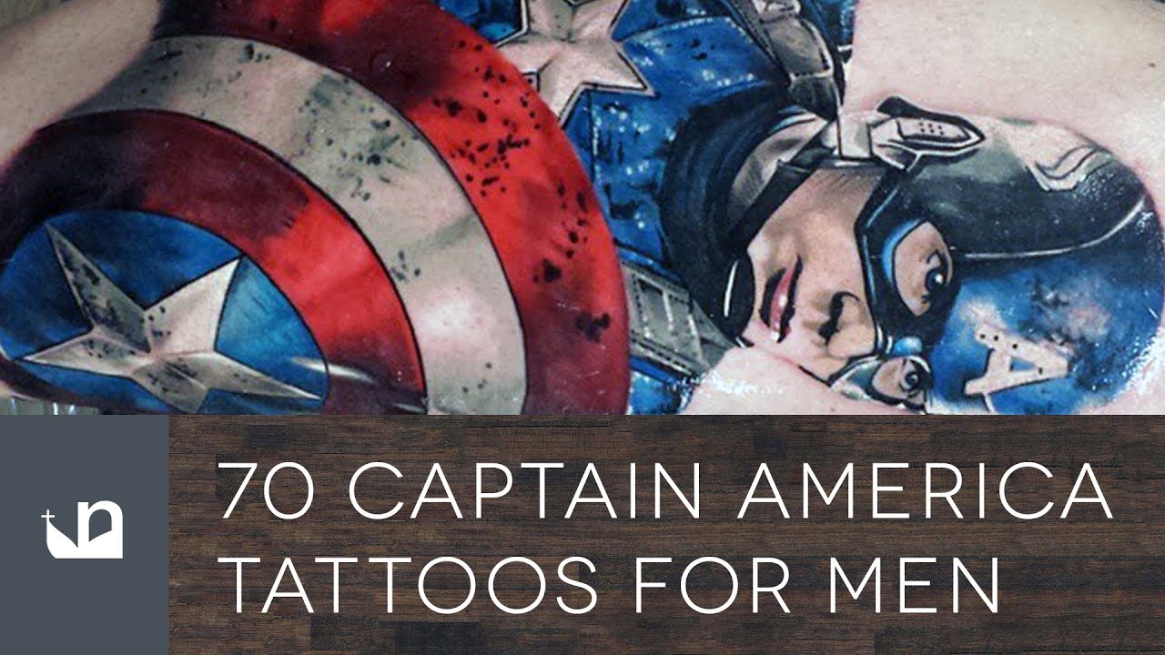 105 Captain America Tattoo Designs and Ideas for Marvel Superhero Fans   Tattoo Me Now