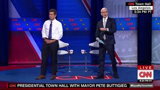 Celebrity Buttigieg Interrupted By Protesters At CNN Town Hall Profile