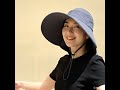 여름 쿨링 아이스빅 선캡(착샷)