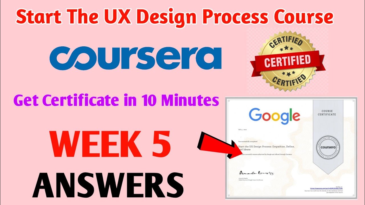 google ux design assignment answers