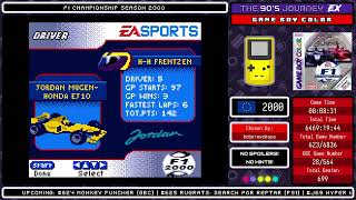 The 90's Journey EX - Game #623: F1 Championship Season 2000 (Part 1, Game Boy Color)
