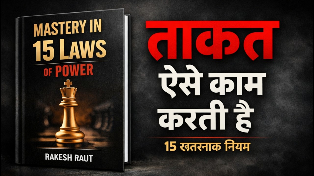 Mastery in 15 Laws of Power – Rakesh Raut | Full Hindi Audiobook