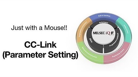 (5) Simple and easy!! CC-Link (parameter setting) [Parameter Edition 5/7]